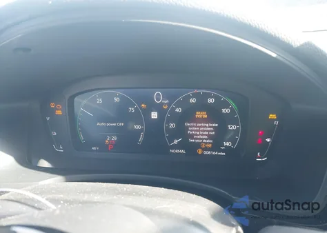 2025 Honda Civic Hybrid Sport Touring from USA, damaged, VIN 19XFL4H99SE003131